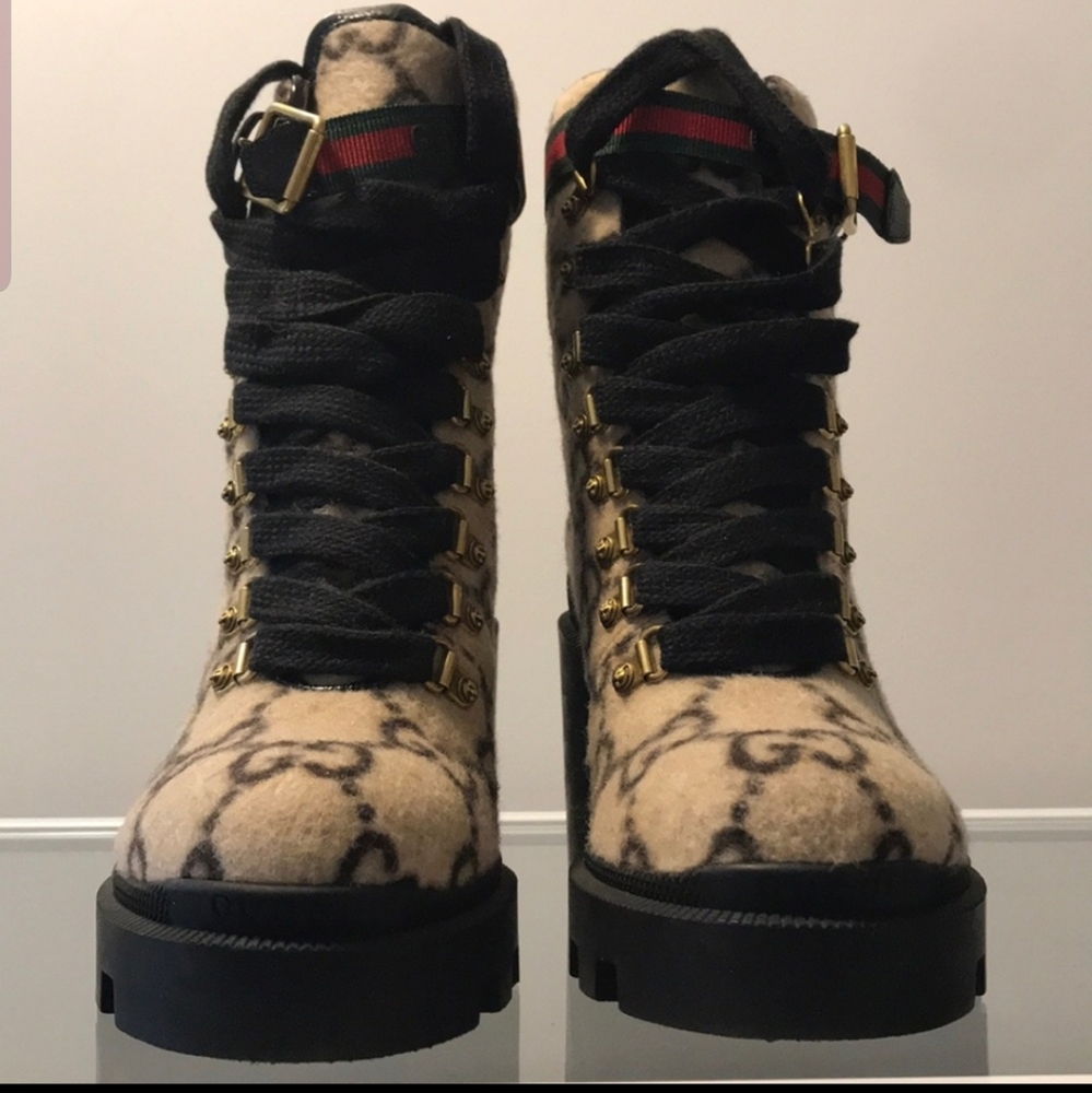 Gucci Beige Booties
